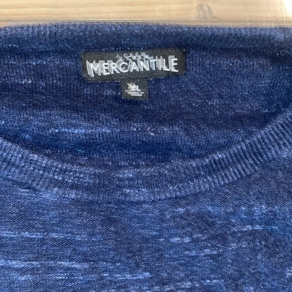 Mens J.Crew Mercantile Navy Blue Sweater size XL